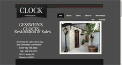 Desktop Screenshot of gessweinsclocks.com
